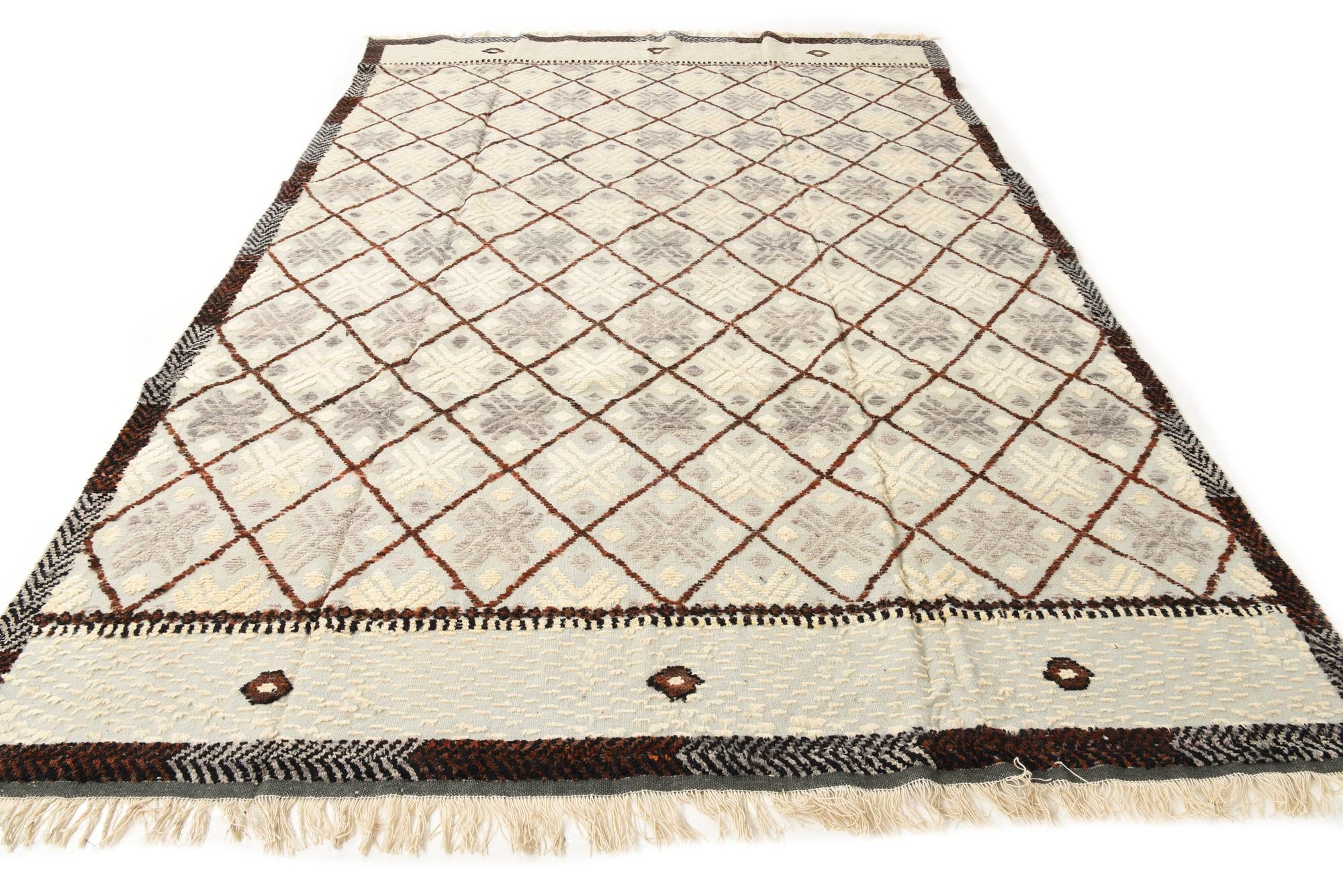 8' 4 x 12' 6 Hand Knotted Darya Wool Rug