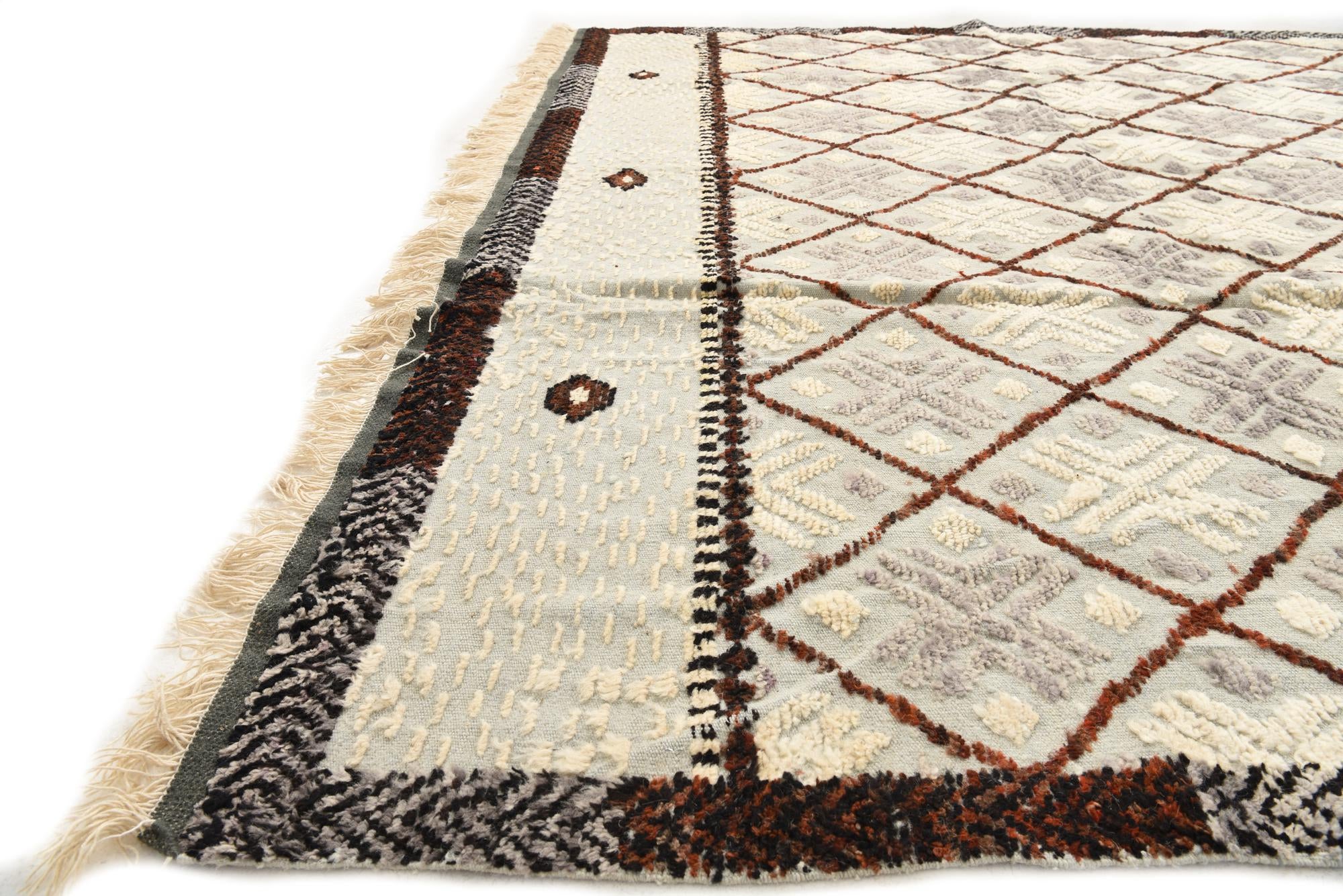 8' 4 x 12' 6 Hand Knotted Darya Wool Rug
