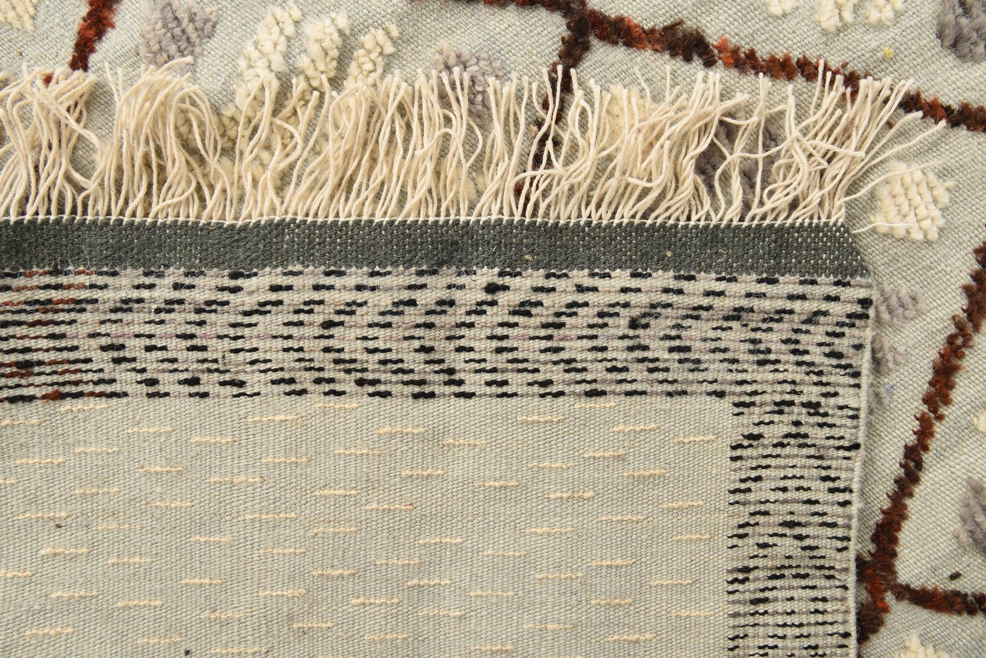 8' 4 x 12' 6 Hand Knotted Darya Wool Rug