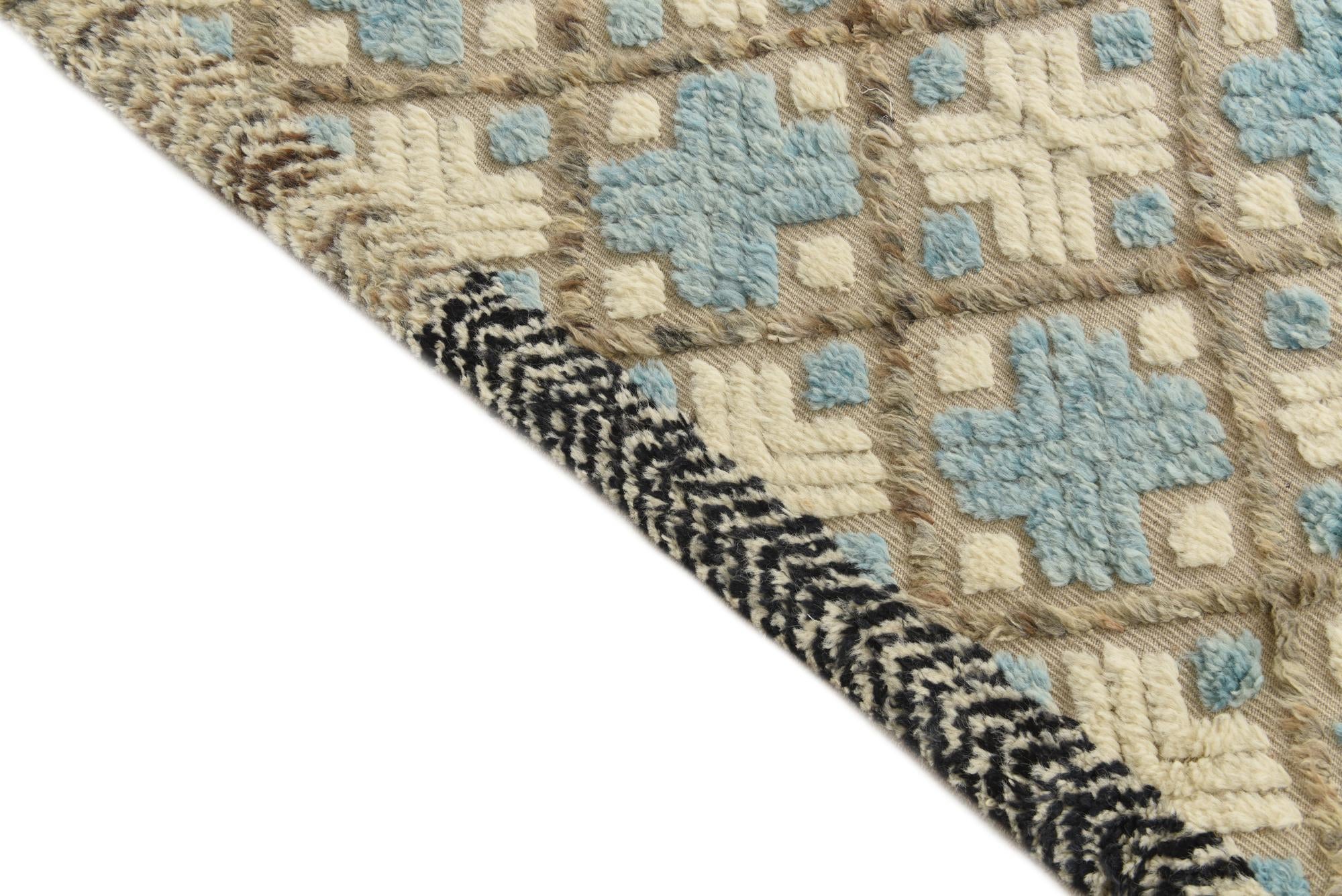 8' 10 x 12' 3 Hand Knotted Darya Wool Rug