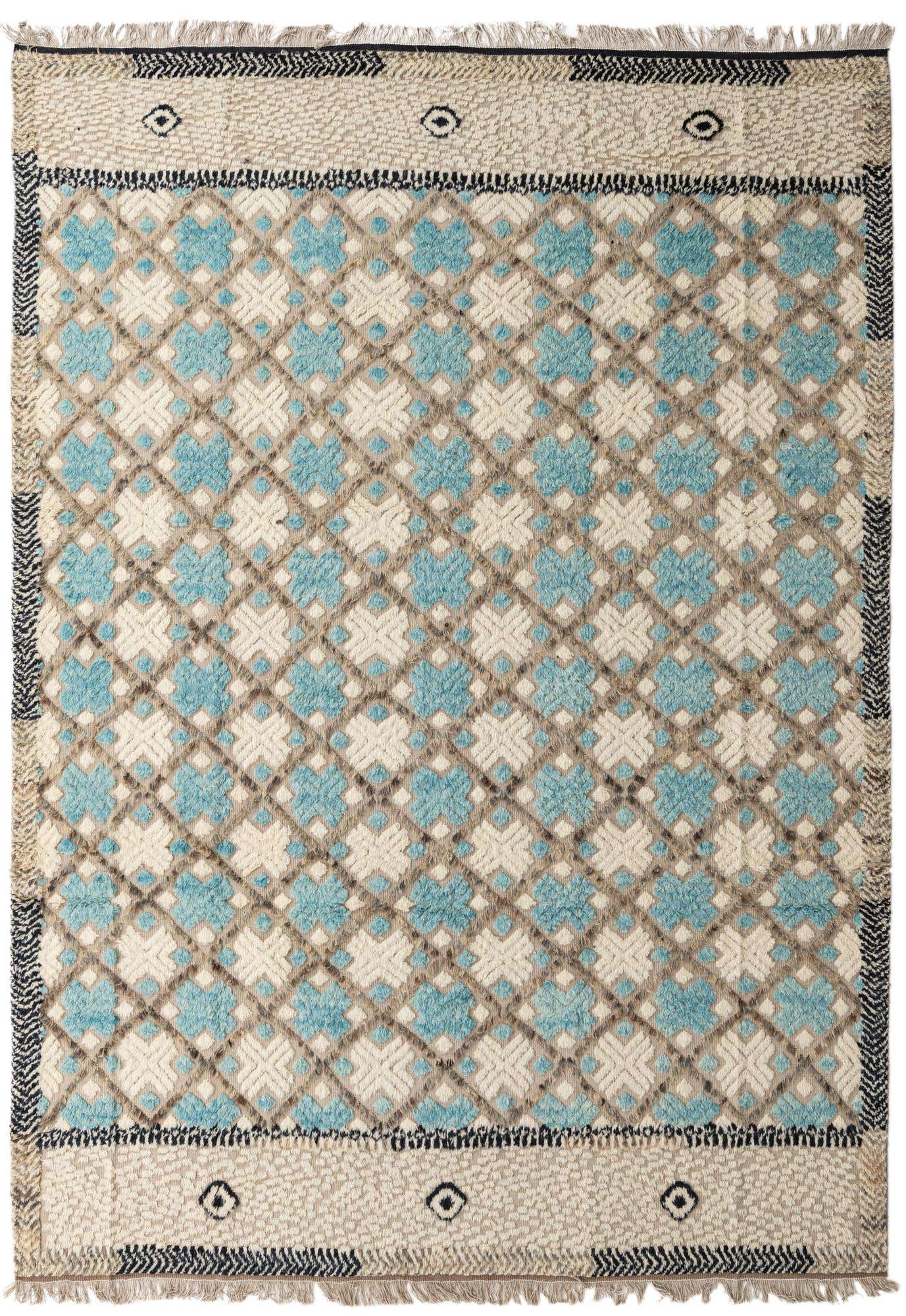 8' 10 x 12' 3 Hand Knotted Darya Wool Rug