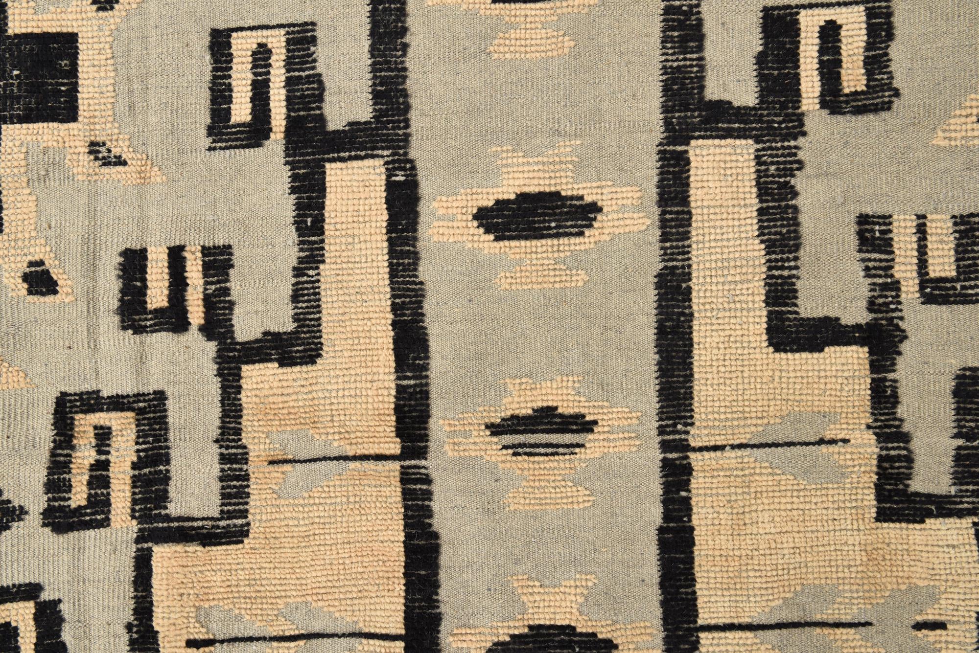 8' x 10' 6 Hand Knotted Darya Wool Rug