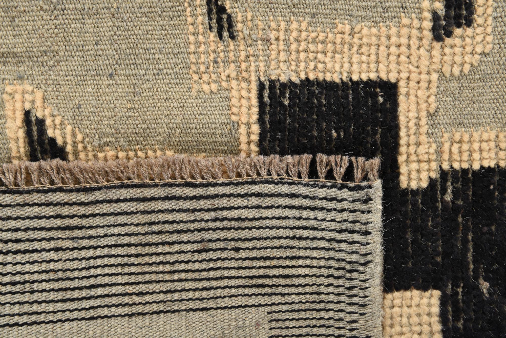 8' x 10' 6 Hand Knotted Darya Wool Rug
