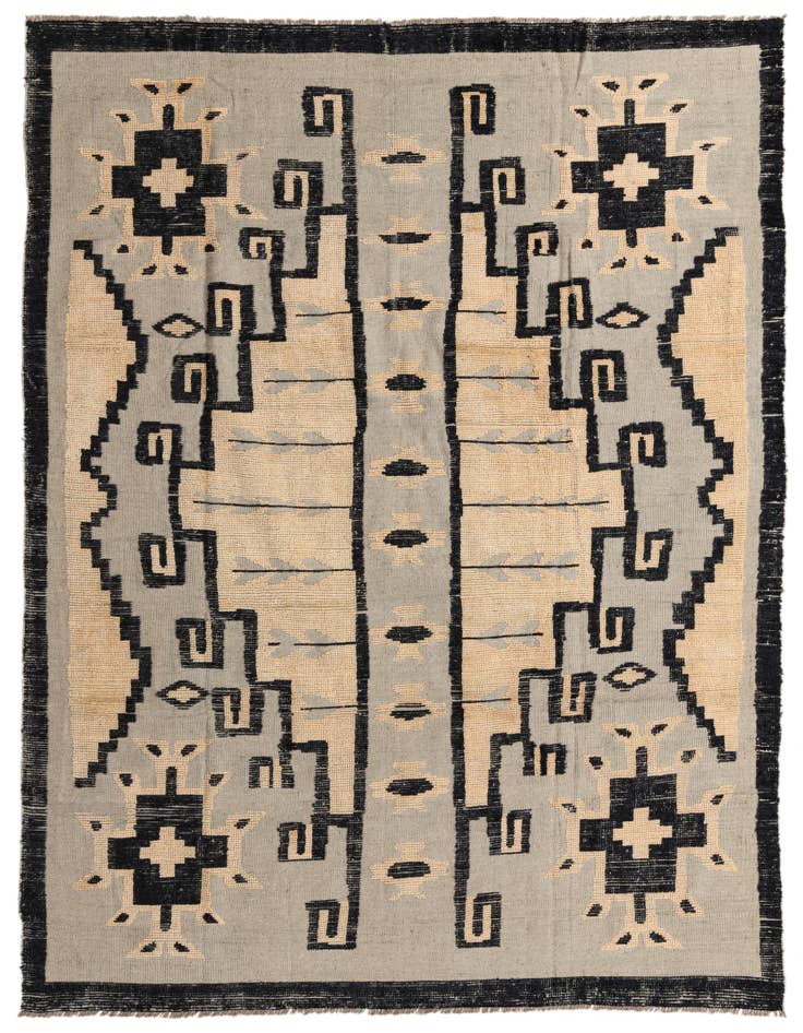 Detail image of 8' x 10' 6 Hand Knotted Darya Wool Rug