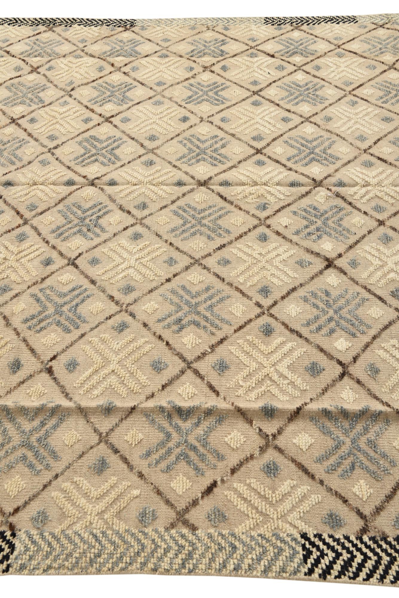7' 8 x 10' 6 Hand Knotted Darya Wool Rug