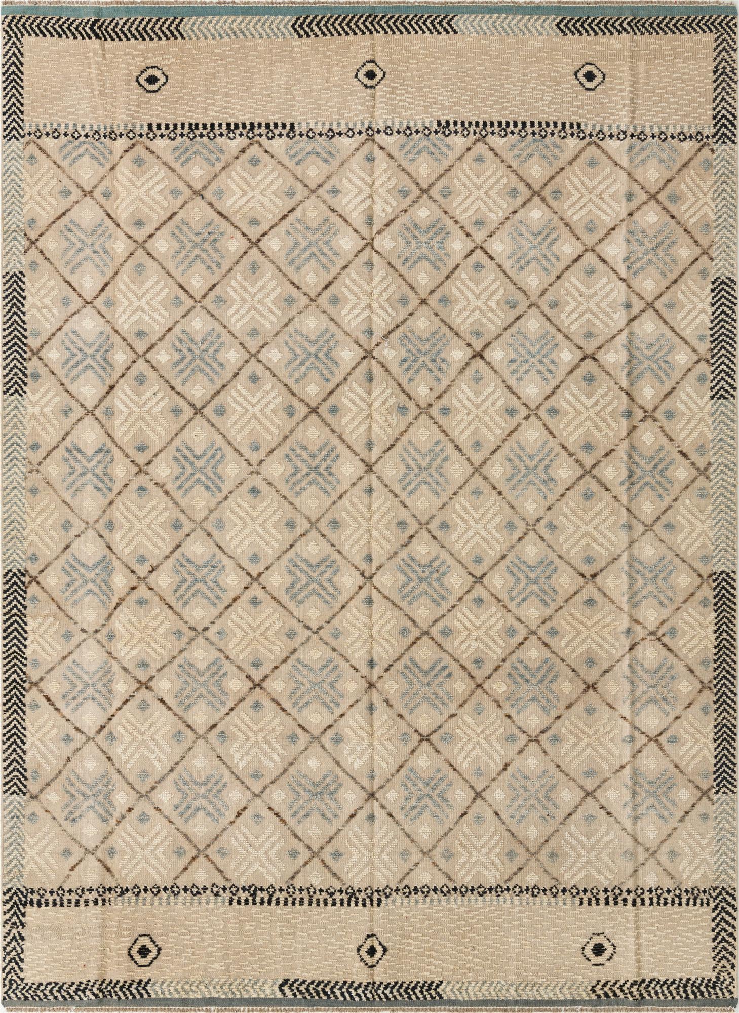 7' 8 x 10' 6 Hand Knotted Darya Wool Rug