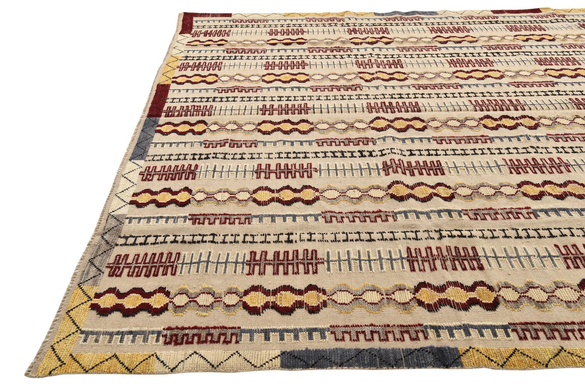 8' 10 x 12' 4 Hand Knotted Darya Wool Rug