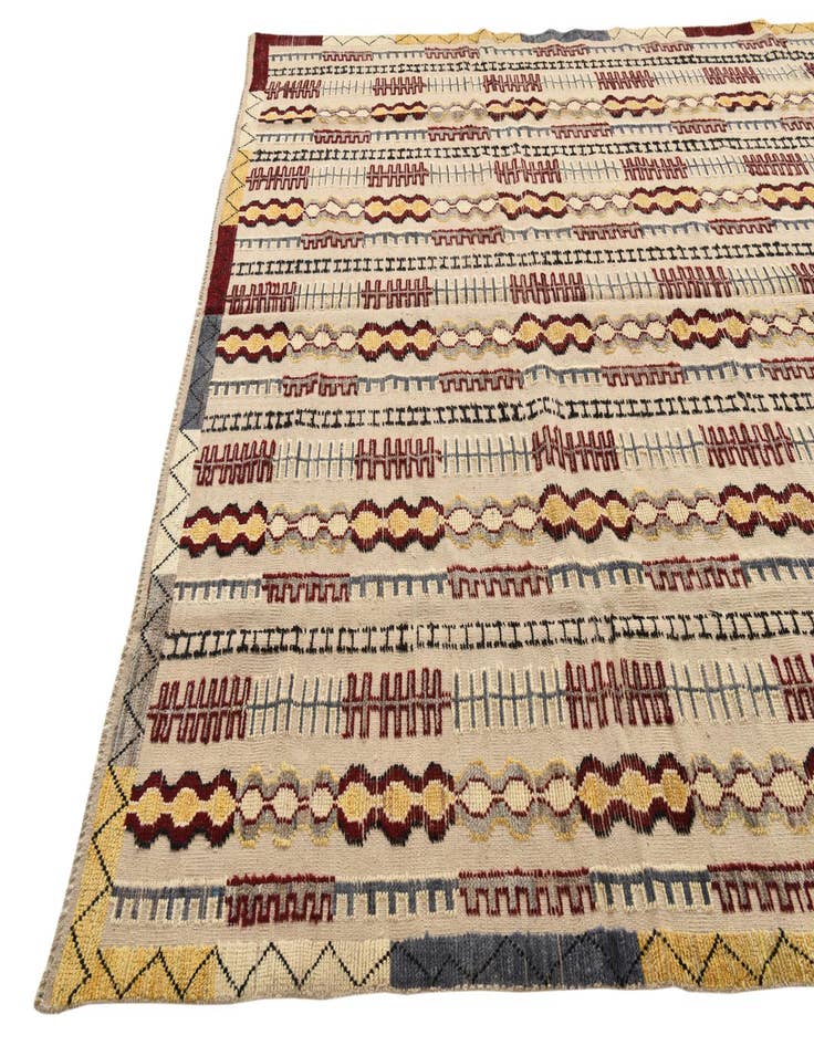 Detail image of 8' 10 x 12' 4  Hand Knotted Darya Wool Rug