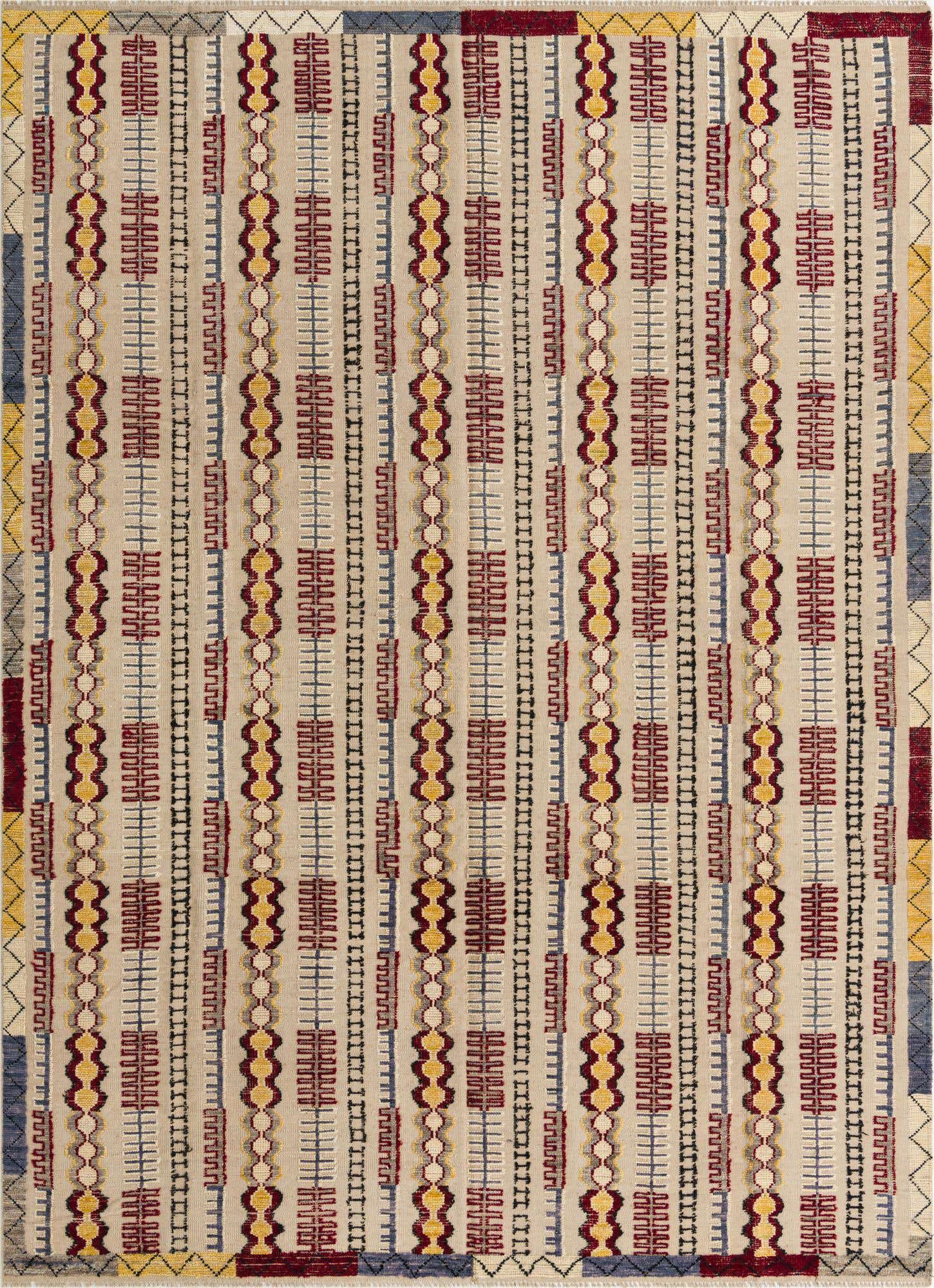8' 10 x 12' 4 Hand Knotted Darya Wool Rug