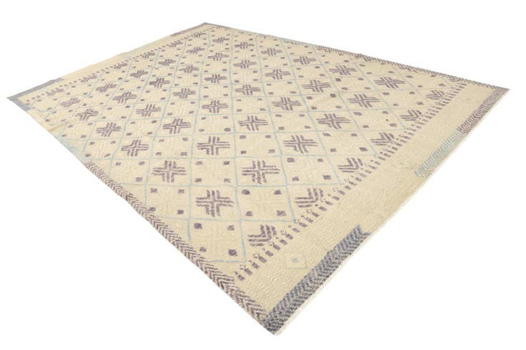 Detail image of 8' 7 x 12' 6 Hand Knotted Darya Wool Rug