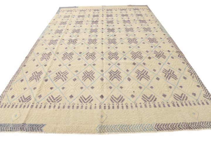 8' 7 x 12' 6 Hand Knotted Darya Wool Rug