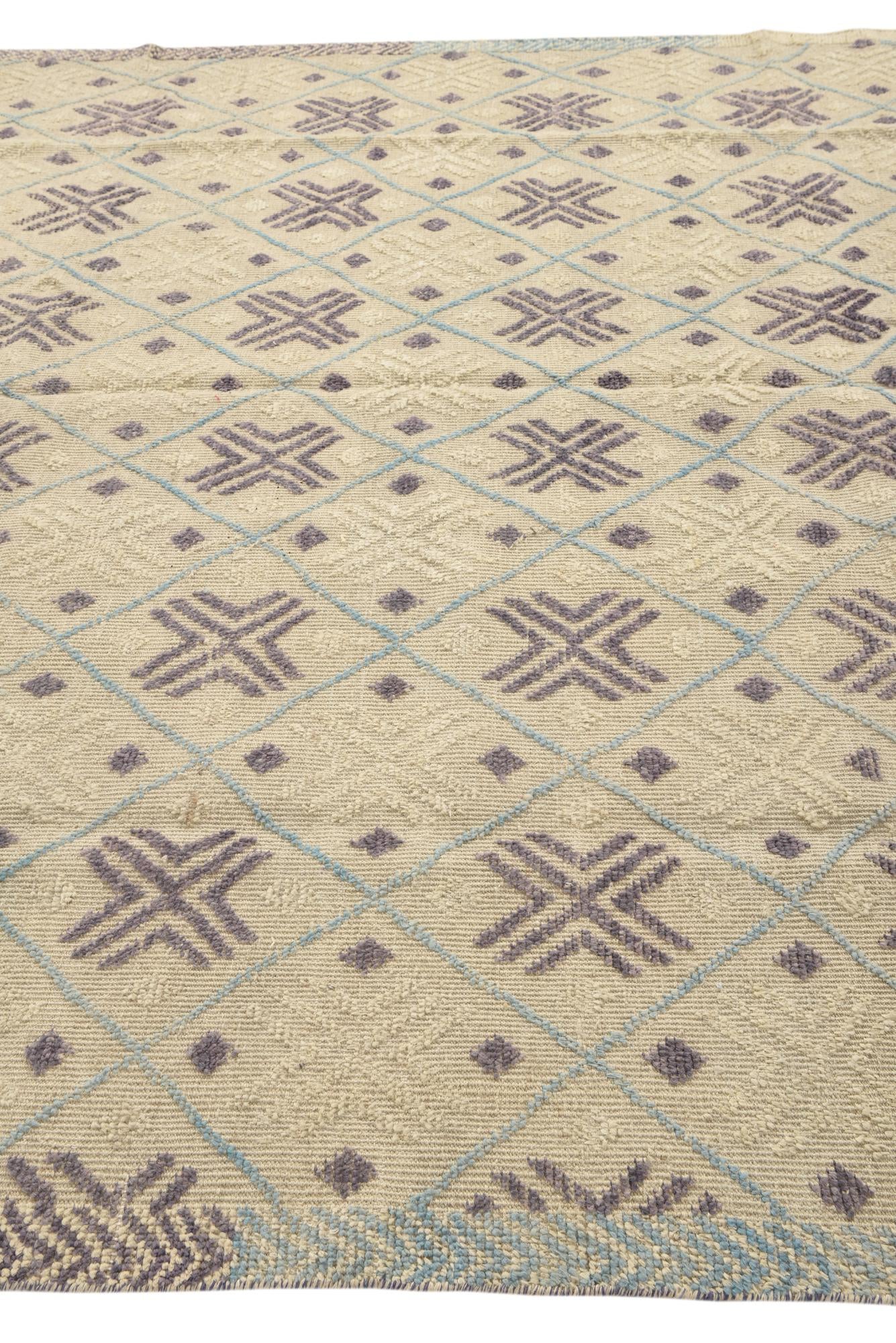 8' 7 x 12' 6 Hand Knotted Darya Wool Rug