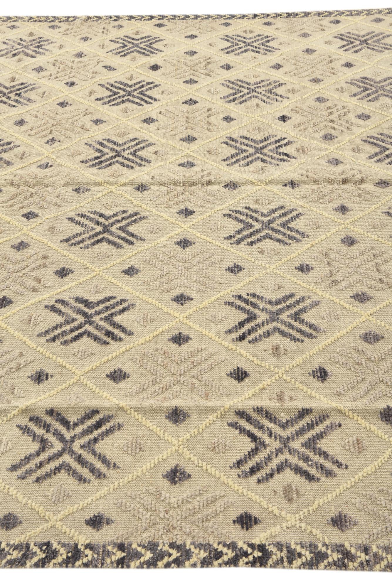 7' 9 x 10' 5 Hand Woven Darya Wool Rug