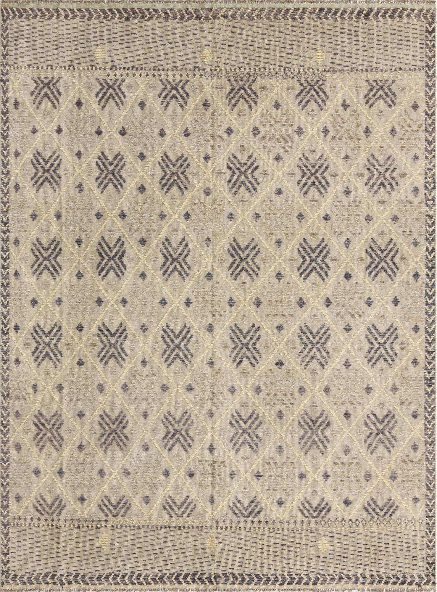 7' 9 x 10' 5 Hand Woven Darya Wool Rug