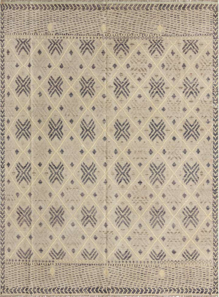 7' 9 x 10' 5 Hand Woven Darya Wool Rug