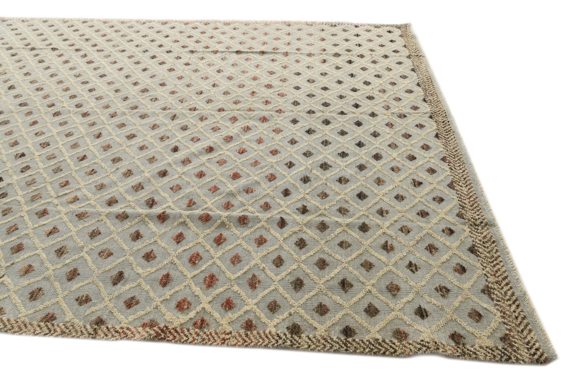 9' 5 x 14' Hand Knotted Darya Wool Rug