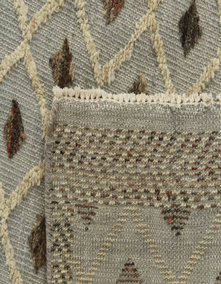 Detail image of 9' 5 x 14'  Hand Knotted Darya Wool Rug