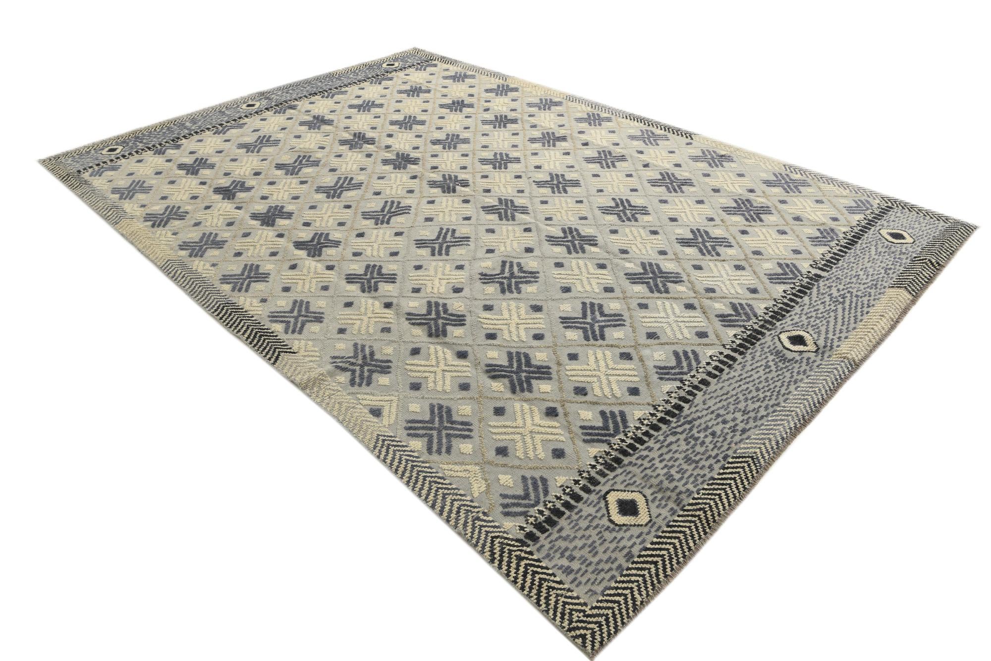 8' 6 x 12' 4 Hand Knotted Darya Wool Rug
