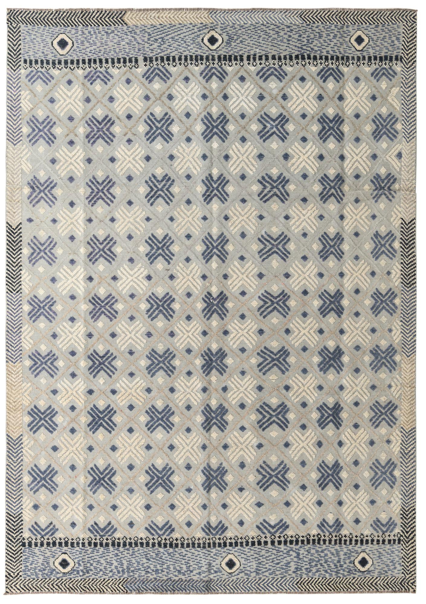 8' 6 x 12' 4 Hand Knotted Darya Wool Rug
