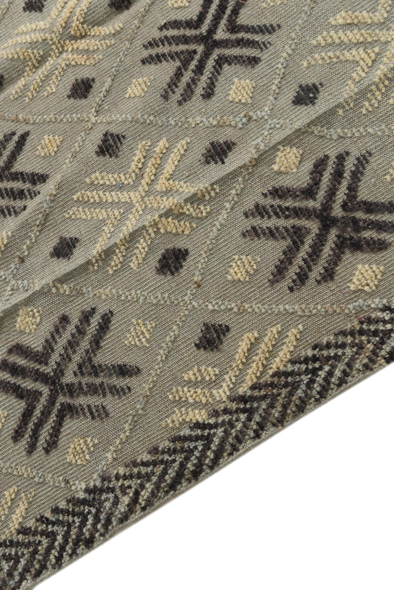 8' 8 x 12' Hand Knotted Darya Wool Rug