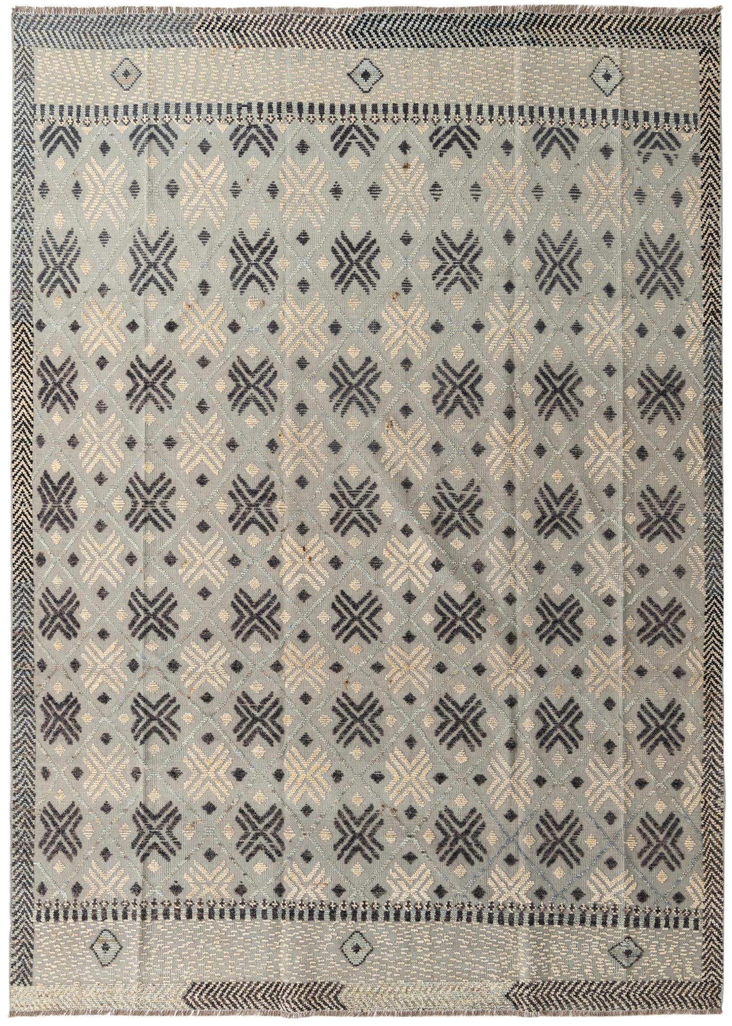 8' 8 x 12' Hand Knotted Darya Wool Rug