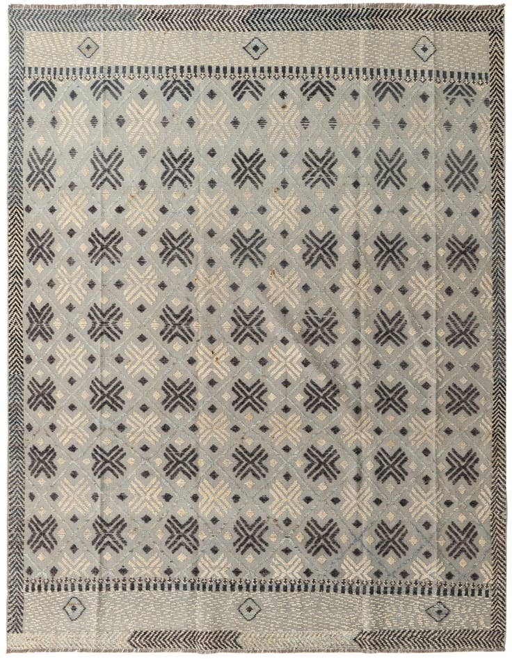 Detail image of 8' 8 x 12' Hand Knotted Darya Wool Rug