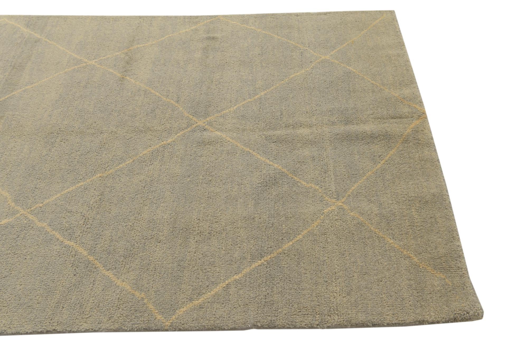 4' 8 x 6' 7 Hand Knotted Darya Wool Rug