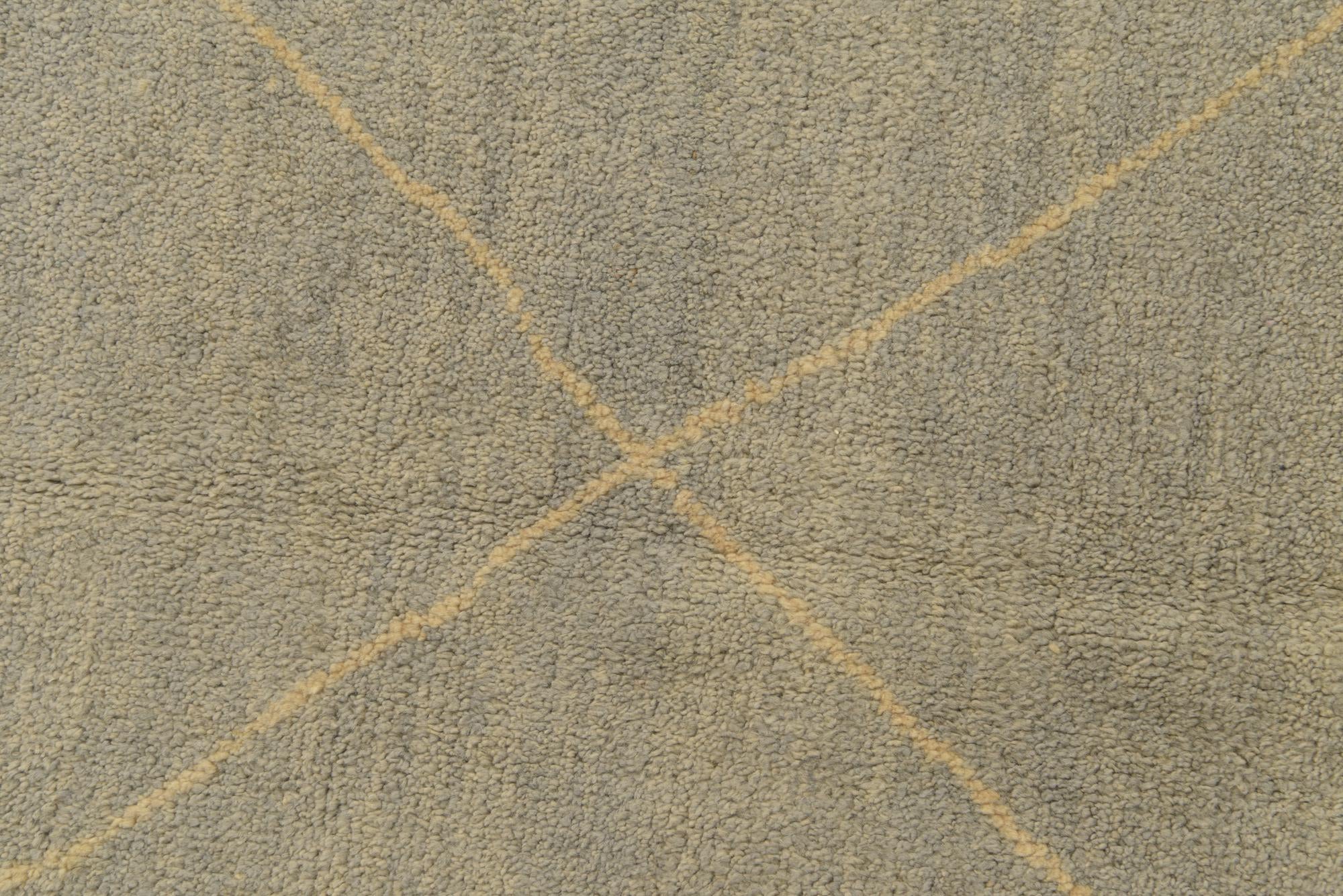 4' 8 x 6' 7 Hand Knotted Darya Wool Rug