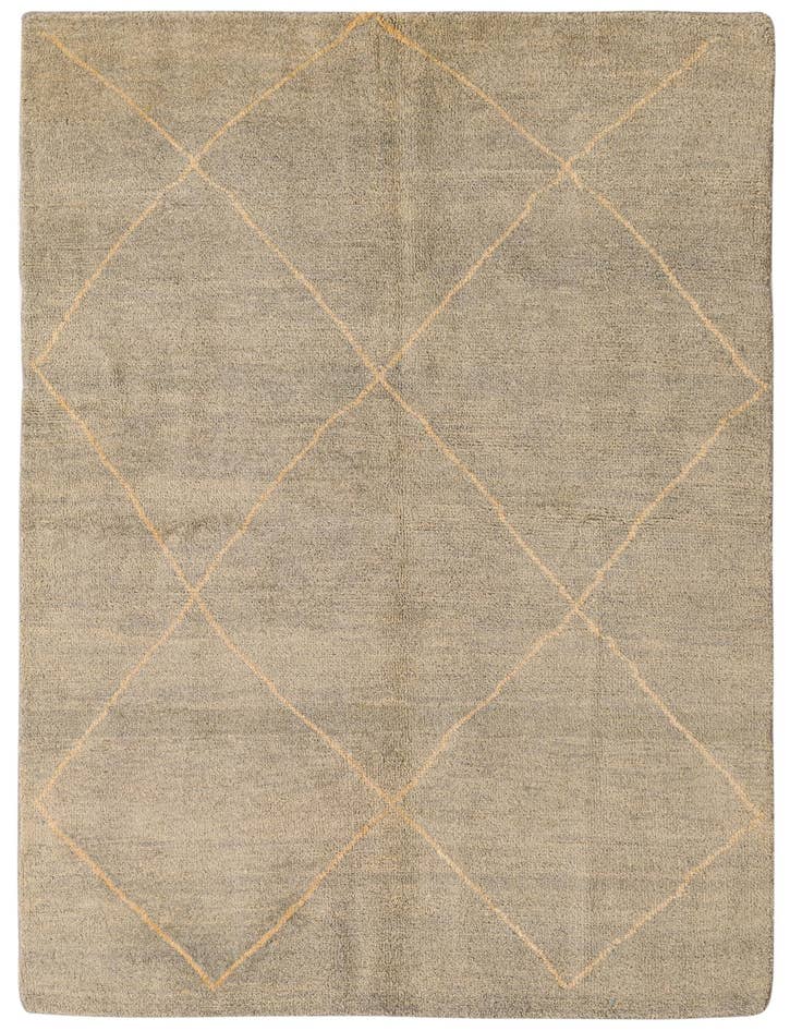Detail image of 4' 8 x 6' 7 Hand Knotted Darya Wool Rug