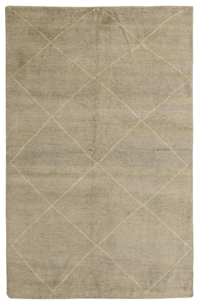 5' 7 x 8' 1 Hand Knotted Darya Wool Rug