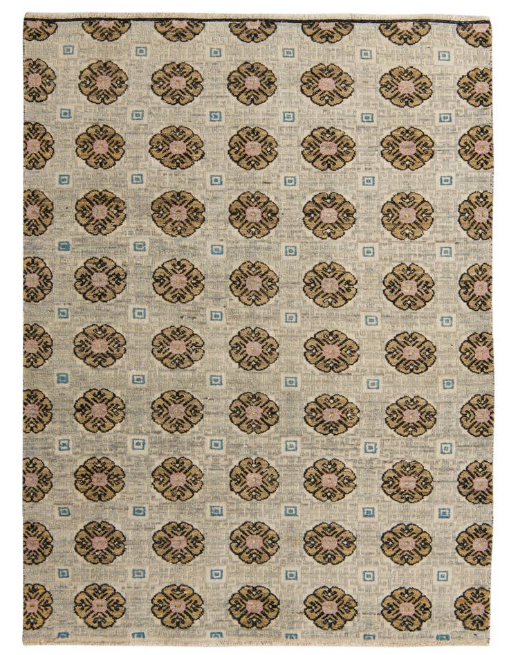 Detail image of 5' 7 x 8' 5 Hand Knotted Darya Wool Rug