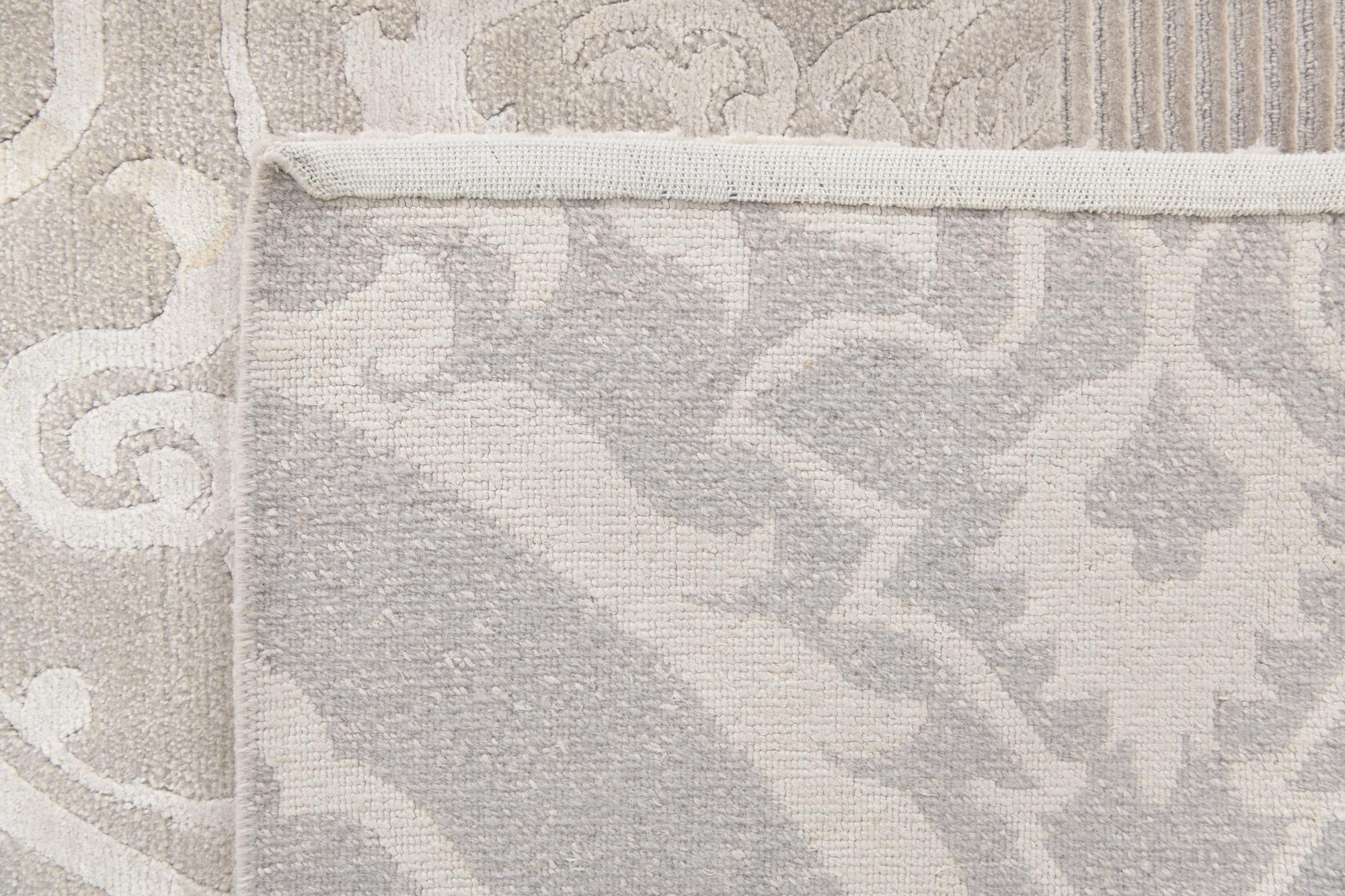 6' 8 x 10' 1 Hand Knotted Darya Wool Rug