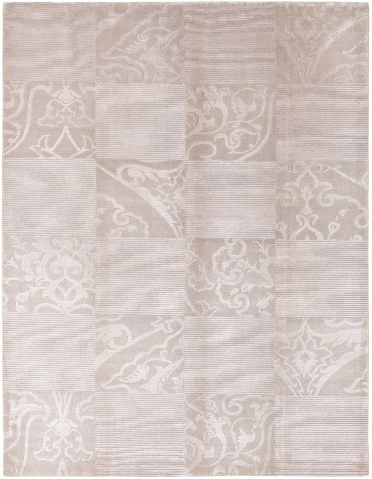 Detail image of 6' 8 x 10' 1 Hand Knotted Darya Wool Rug