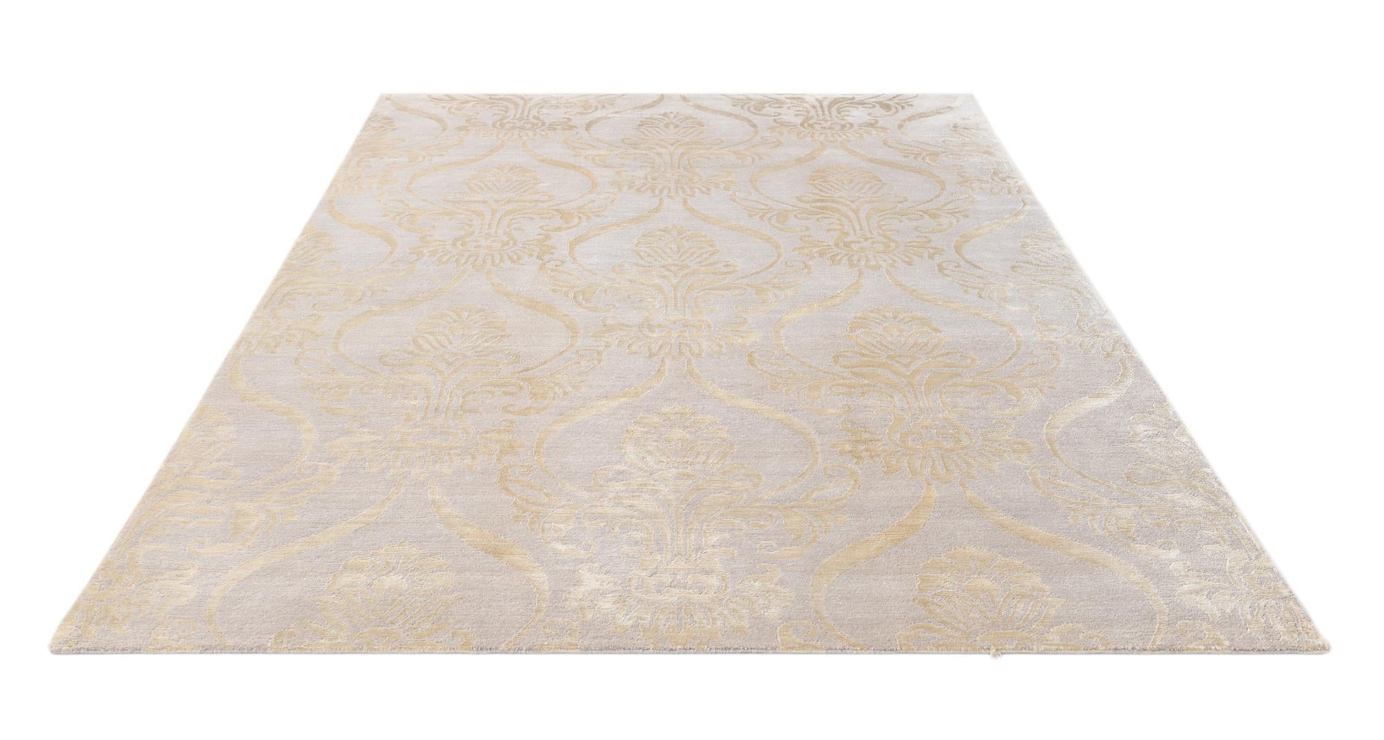 5' 8 x 8' Hand Knotted Darya Wool Rug