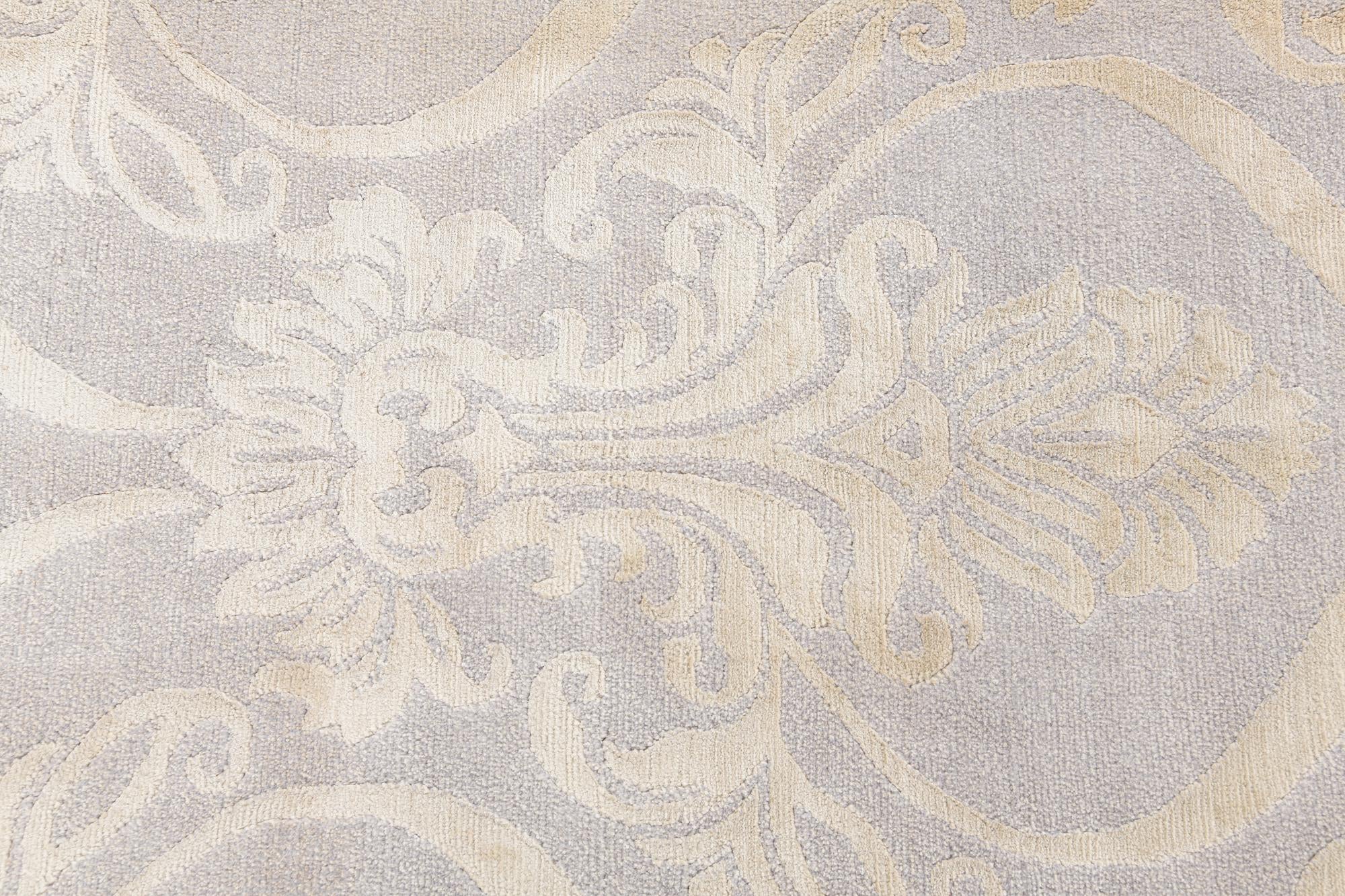 5' 8 x 8' Hand Knotted Darya Wool Rug