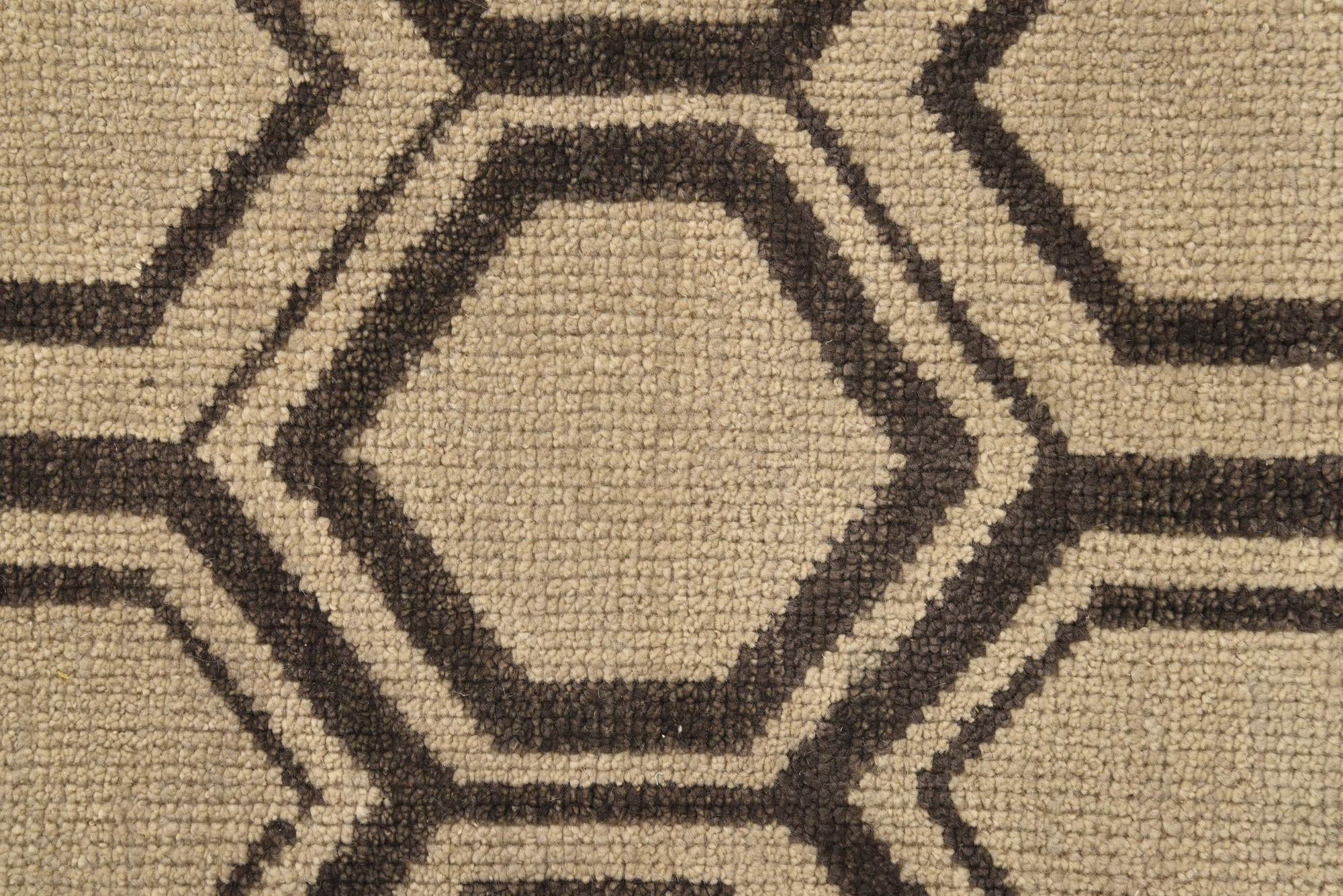 9' 1 x 11' 10 Hand Knotted Darya Wool Rug