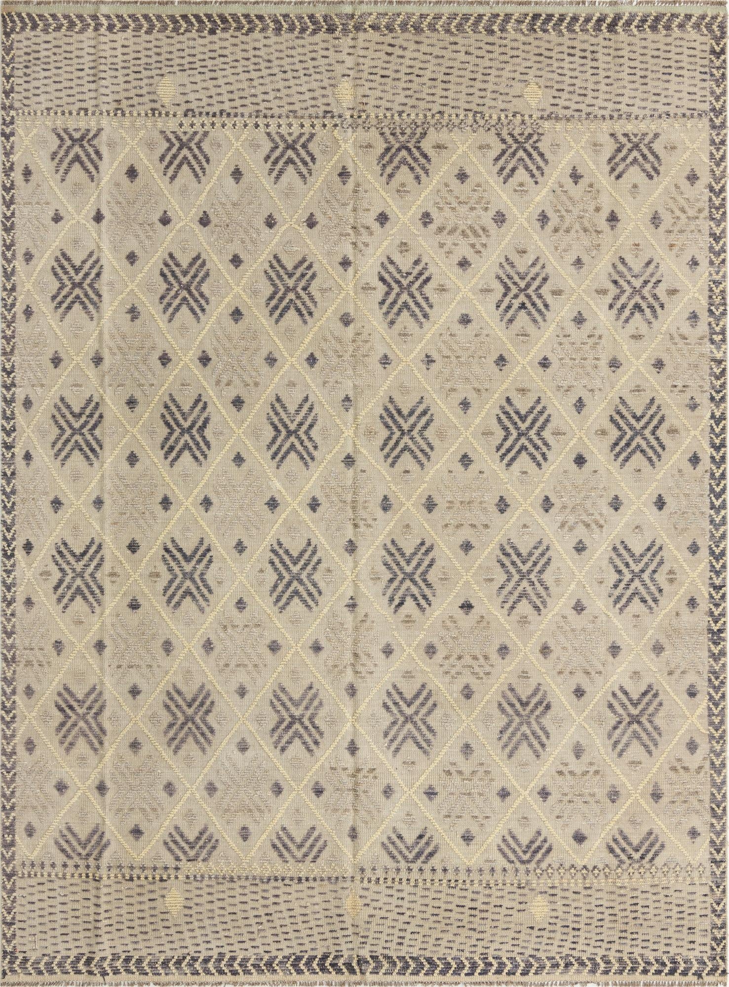 7' 9 x 10' 5  Hand Woven Darya Wool Rug