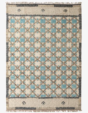 8' 10 x 12' 3 Hand Knotted Darya Wool Rug