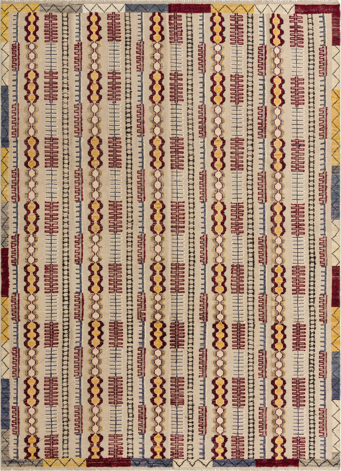 8' 10 x 12' 4  Hand Knotted Darya Wool Rug