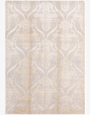 5' 8 x 8' Hand Knotted Darya Wool Rug