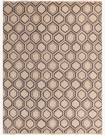 9' 1 x 11' 10 Hand Knotted Darya Wool Rug