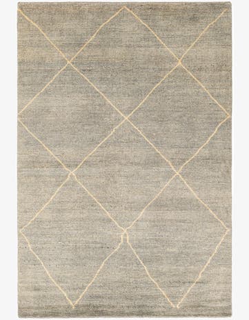 4' 7 x 6' 7 Hand Knotted Darya Wool Rug