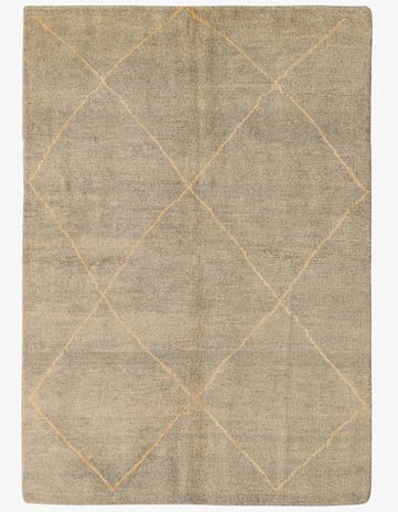4' 8 x 6' 7 Hand Knotted Darya Wool Rug
