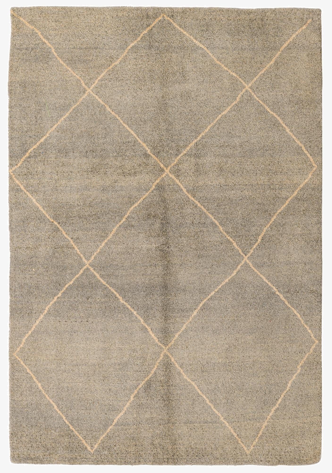 4' 8 x 6' 7  Hand Knotted Darya Wool Rug