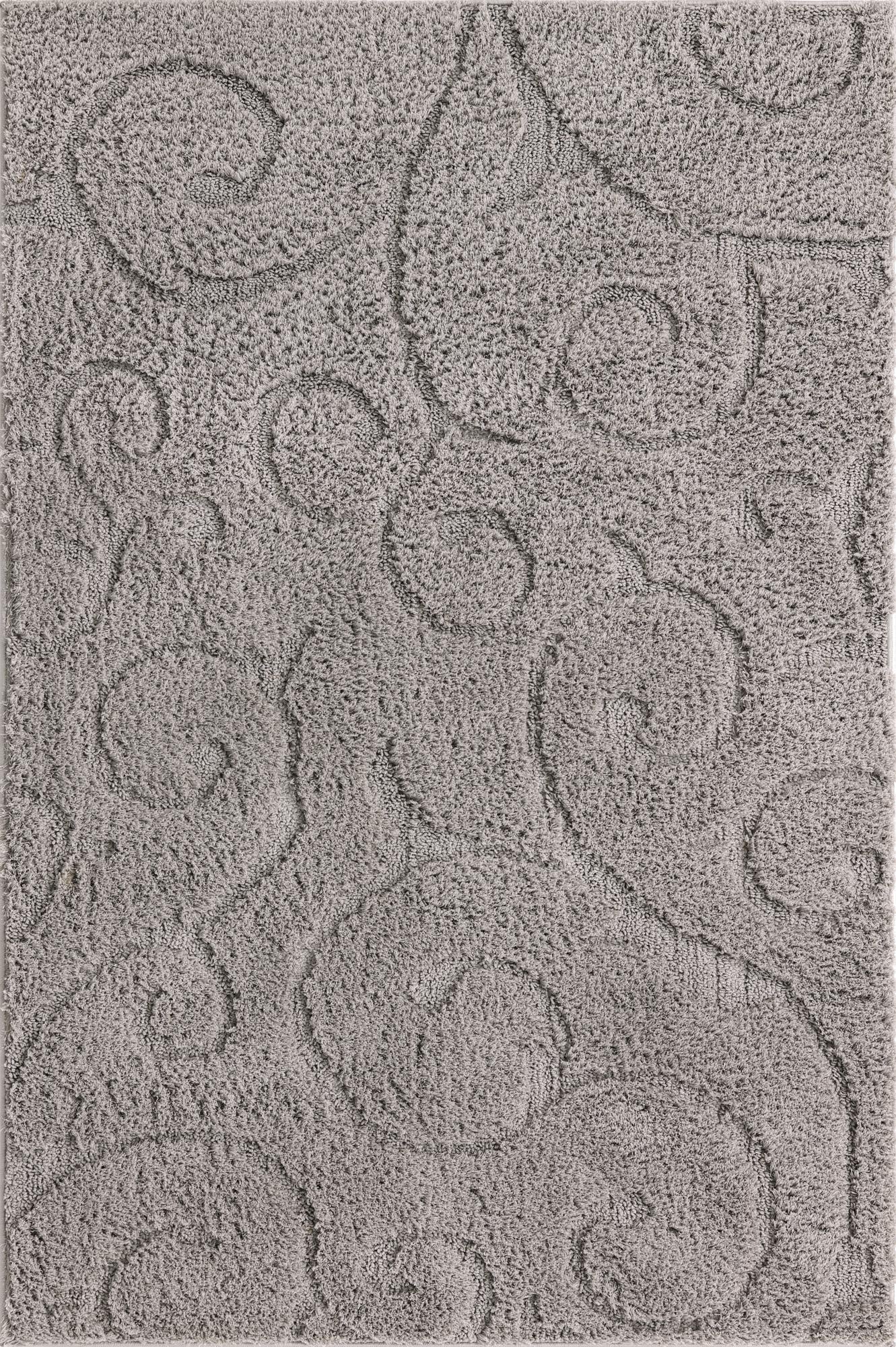 Primary image 4' x 6' Floral Shag Rug