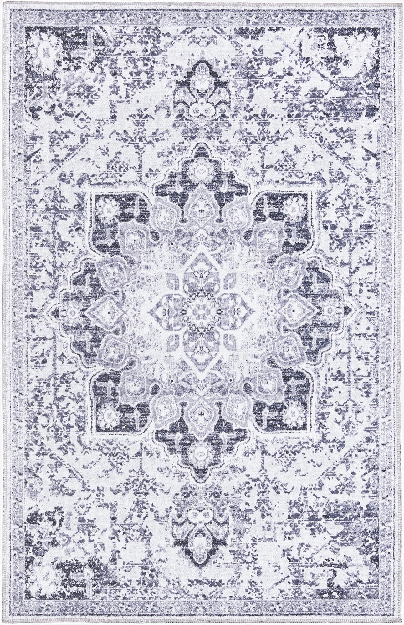 Primary image  4' x 6'  Washable Francesca Rug