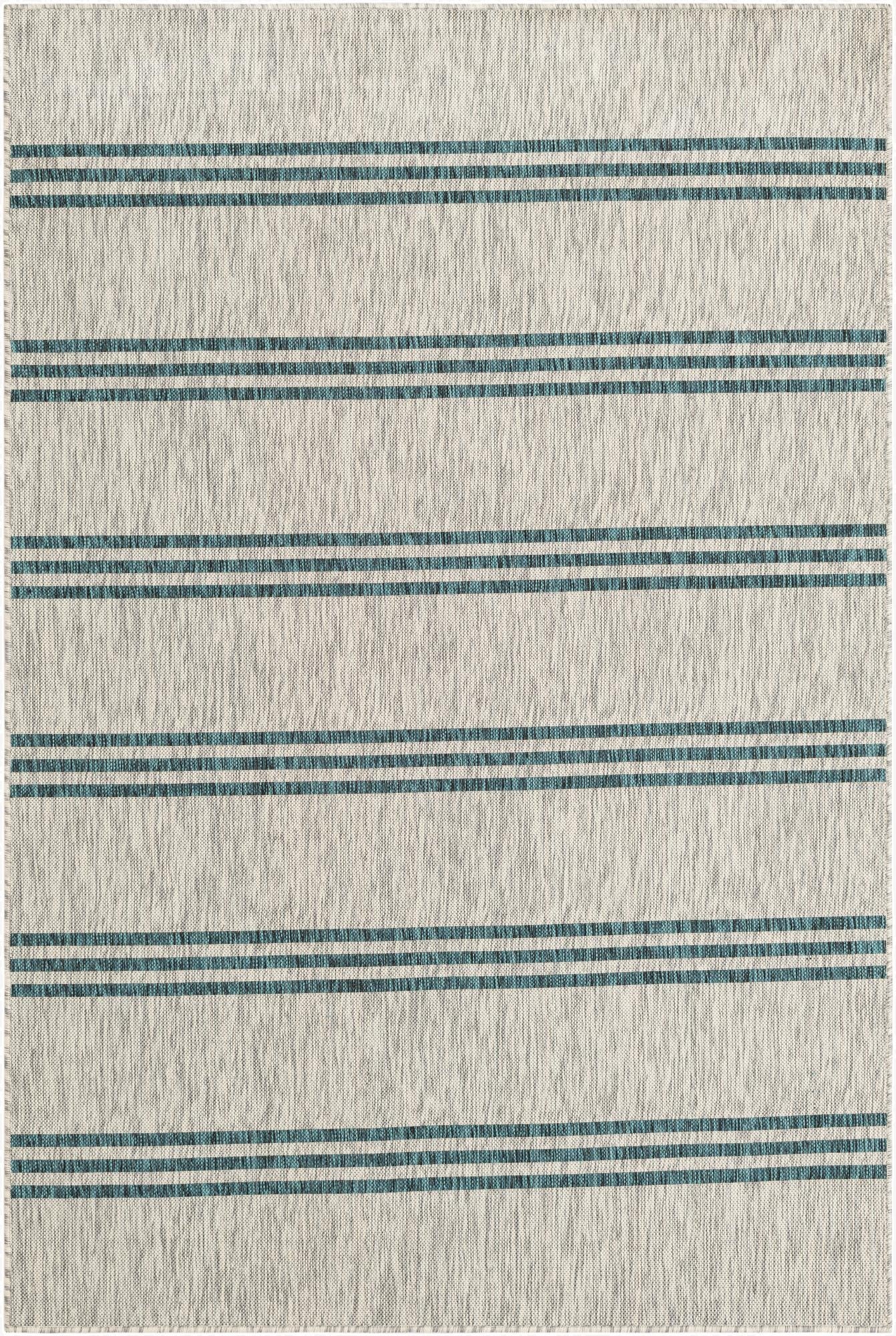 Custom Light Gray  Washable Jill Zarin Indoor / Outdoor Rug