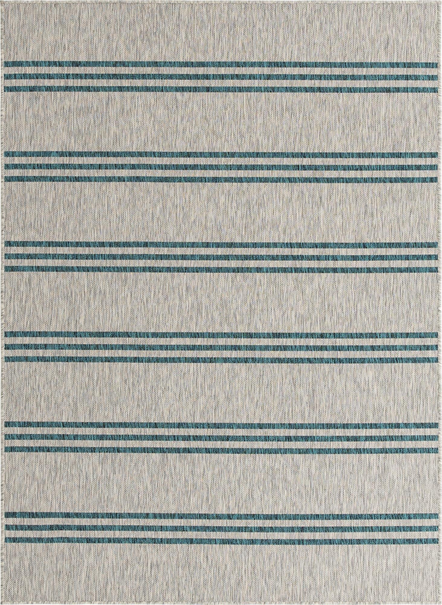 5' 3 x 8'  Washable Jill Zarin Anguilla Indoor / Outdoor Rug