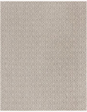 Light Gray Easy-Clean Jill Zarin Costa Rica Indoor / Outdoor Rug