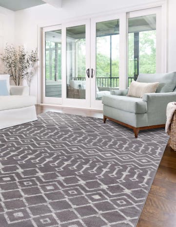 5' 3 x 8' Kasbah Trellis Rug